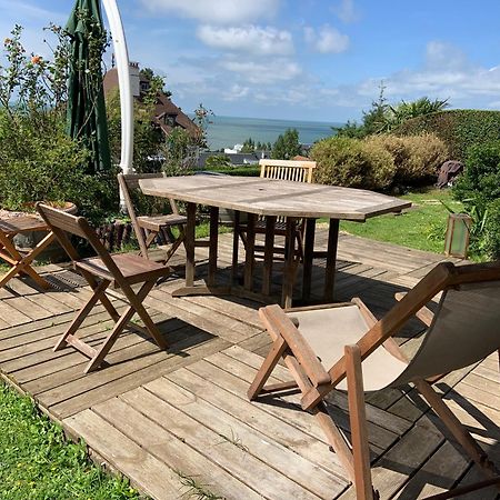 Grand Rez De Jardin-Terrasse Avec Vue Sur La Mer - 2 Chambres Blonville-sur-Mer Exterior foto